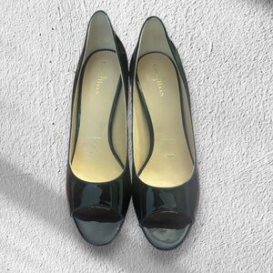 Cole Haan Women's NIKEAIR Black Patent Leather Heels  - Shoe Size 9